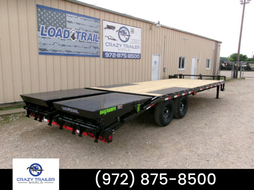 New 2024 Load Trail 102X25 Flatbed Equipment Trailer 14K GVWR available in Ennis, Texas