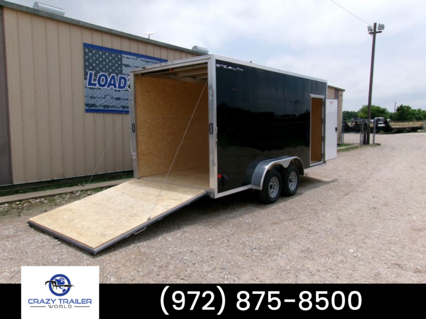 New 2023 Stealth 7X16 Extra Tall Aluminum Enclosed Cargo Trailer available in Ennis, Texas