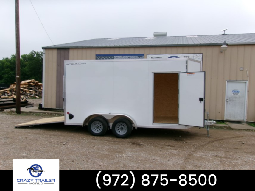 New 2023 Stealth 7X14 Extra Tall All Aluminum Enclosed Cargo Traile available in Ennis, Texas
