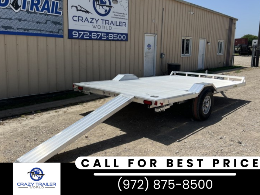 New 2024 Aluma 15&apos; Drive Over Fender Aluminum Utility Trailer available in Ennis, Texas
