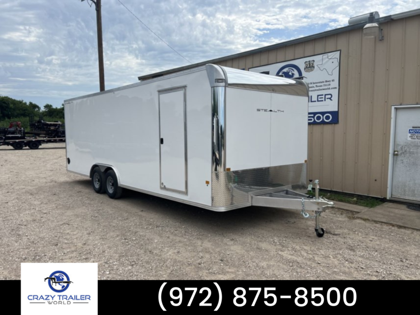 New 2023 Stealth 8.5X24 Aluminum Enclosed Cargo Car Trailer available in Ennis, Texas