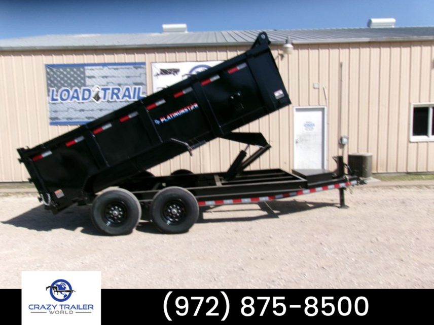 New 2023 DP Platinum Star 83X14 High Side Dump Trailer 14K GVWR available in Ennis, Texas