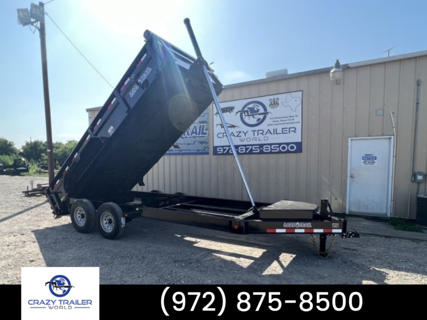 New 2024 Load Trail 83X16 Telescopic Dump Trailer 14K GVWR available in Ennis, Texas