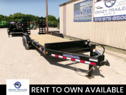 New 2024 Load Trail 83X20 Equipment Flatbed Trailer 14K GVWR available in Ennis, Texas
