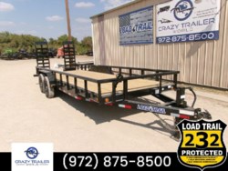 New 2024 Load Trail 83X22 PipeTop Flatbed Equipment Trailer 14K GVWR available in Ennis, Texas