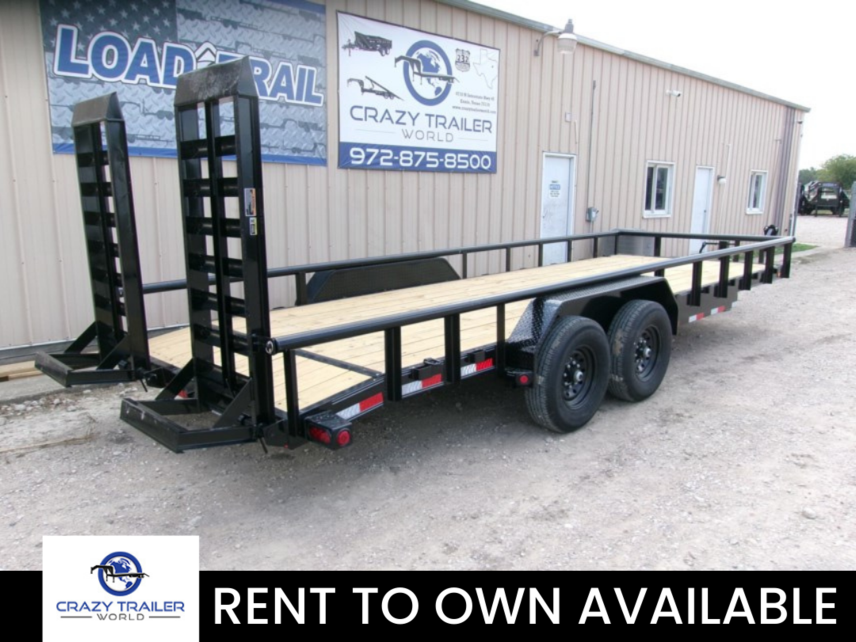 New 2024 Load Trail 83X22 Equipment Flatbed Trailer 14K GVWR available in Ennis, Texas