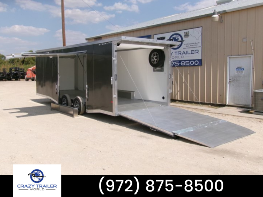 New 2024 Stealth 8.5X24 Aluminum Enclosed Car Hauler Cargo Trailer available in Ennis, Texas