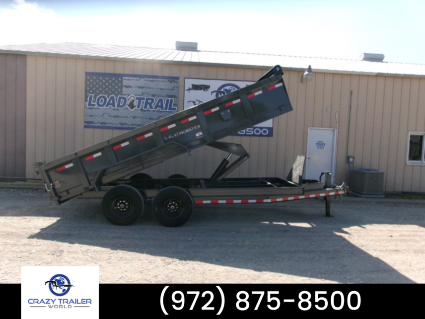 New 2023 DP Platinum Star 83X16 Dump Trailer 14K LB GVWR available in Ennis, Texas