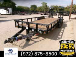 New 2024 Load Trail 83X22 PipeTop Equipment Trailer 14K LB GVWR available in Ennis, Texas