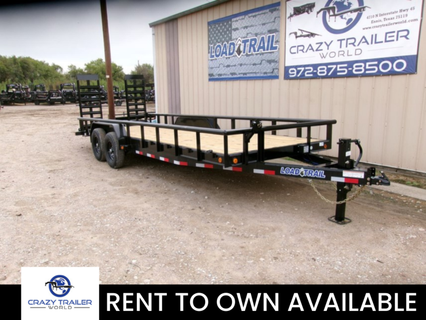 New 2024 Load Trail 83X22 Flatbed Equipment Trailer 14000 LB GVWR available in Ennis, Texas