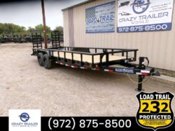 New 2024 Load Trail 83X22 Flatbed Equipment Trailer 14000 LB GVWR available in Ennis, Texas