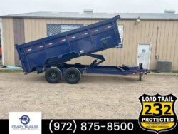 New 2024 Load Trail DL 83X16  High Side Dump Trailer 14K  GVWR available in Ennis, Texas