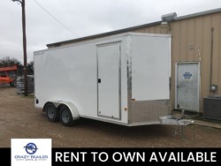 New 2023 Stealth 7.4X16 Extra Tall All Aluminum Enclosed Trailer available in Ennis, Texas