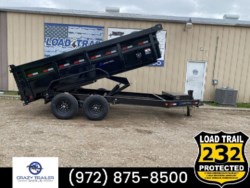New 2024 Load Trail DL 83X14x3 Heavy Duty High Side Dump Trailer 14K GVWR available in Ennis, Texas