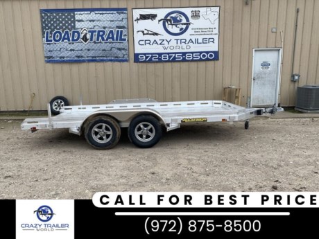 &lt;p&gt;Stock# SB284731&lt;/p&gt;
&lt;p&gt;New Aluma 7814TA-EL-R-RTD Aluminum Utility Trailer for sale in Ennis Texas.&lt;/p&gt;
&lt;ul&gt;
&lt;li&gt;( 2) 3500# Rubber torsion axles - Easy lube hubs&lt;/li&gt;
&lt;li&gt;Electric brakes, breakaway kit&lt;/li&gt;
&lt;li&gt;&amp;nbsp;ST205/75R14 LRC Radial tires&amp;nbsp;&lt;/li&gt;
&lt;li&gt;&amp;nbsp;Aluminum wheels, 5-4.5 BHP&lt;/li&gt;
&lt;li&gt;&amp;nbsp;Removable aluminum teardrop fenders&lt;/li&gt;
&lt;li&gt;Extruded aluminum floor&lt;/li&gt;
&lt;li&gt;&amp;nbsp;8.5&quot; Front &amp;amp; side retaining rails&lt;/li&gt;
&lt;li&gt;&amp;nbsp;A-Framed aluminum tongue with 2-5/16&quot; coupler&lt;/li&gt;
&lt;li&gt;&amp;nbsp;2) 5&#39; Aluminum ramps with storage underneath&amp;nbsp;&lt;/li&gt;
&lt;li&gt;&amp;nbsp;6) Stake pockets (3 per side)&amp;nbsp;&lt;/li&gt;
&lt;li&gt;&amp;nbsp;4) Recessed tie rings, SS #2000&lt;/li&gt;
&lt;li&gt;&amp;nbsp;2) Aluminum rear stabilizer jacks&amp;nbsp;&lt;/li&gt;
&lt;li&gt;&amp;nbsp;Swivel tongue jack,&amp;nbsp;&lt;/li&gt;
&lt;li&gt;&amp;nbsp;LED Lighting package, safety chains&lt;/li&gt;
&lt;li&gt;&amp;nbsp;Overall width = 101.5&quot;&lt;/li&gt;
&lt;li&gt;&amp;nbsp;Overall length = 226&quot;&amp;nbsp;&lt;/li&gt;
&lt;li&gt;5 Year Factory Consumer Warranty&lt;/li&gt;
&lt;li&gt;
&lt;p&gt;Please contact us to verify that this trailer is still available. All prices are subject to Tax, Title, Plates &amp;amp; Doc Fees.. All Trailers are discounted for Cash or Finance Price ! We charge a convenience fee on credit card purchases. Crazy Trailer World Ennis is located near&amp;nbsp;&lt;span class=&quot;gmail-nanospell-typo&quot;&gt;Midlothian&lt;/span&gt;&amp;nbsp;Texas, Kaufman Texas, Dallas Texas, Waco Texas, Palmer Texas, Ferris Texas, Dallas Metro Texas,&amp;nbsp;&lt;span class=&quot;gmail-nanospell-typo&quot;&gt;Waxahachie&lt;/span&gt;&amp;nbsp;Texas and&amp;nbsp;&lt;span class=&quot;gmail-nanospell-typo&quot;&gt;Corsicana&lt;/span&gt;&amp;nbsp;&lt;span class=&quot;gmail-nanospell-typo&quot;&gt;texas&lt;/span&gt;. . Come see us for the best deal on Dump Trailers, Equipment Trailers, Flatbed Trailers,&amp;nbsp;&lt;span class=&quot;gmail-nanospell-typo&quot;&gt;Skidloader&lt;/span&gt;&amp;nbsp;Trailers,&amp;nbsp;&lt;span class=&quot;gmail-nanospell-typo&quot;&gt;Tiltbed&lt;/span&gt;&amp;nbsp;Trailer, Bobcat Trailer, Farm Trailer, Trash Trailer, Cleanup Trailer, Hotshot Trailer,&amp;nbsp;&lt;span class=&quot;gmail-nanospell-typo&quot;&gt;Gooseneck&lt;/span&gt;&amp;nbsp;Trailer,&amp;nbsp;&lt;span class=&quot;gmail-nanospell-typo&quot;&gt;Trailor&lt;/span&gt;, Load Trail Trailers for sale, Utility Trailer,&amp;nbsp;&lt;span class=&quot;gmail-nanospell-typo&quot;&gt;ATV&lt;/span&gt;&amp;nbsp;Trailer,&amp;nbsp;&lt;span class=&quot;gmail-nanospell-typo&quot;&gt;UTV&lt;/span&gt;&amp;nbsp;Trailer, Side X Side Trailer,&amp;nbsp;&lt;span class=&quot;gmail-nanospell-typo&quot;&gt;SXS&lt;/span&gt;&amp;nbsp;Trailer, Mower Trailer, Truck Beds, Truck Flatbeds, Tank Trailers, Hydraulic Dovetail Trailers, MAX Ramp Trailer, Ramp Trailer,&amp;nbsp;&lt;span class=&quot;gmail-nanospell-typo&quot;&gt;Deckover&lt;/span&gt;&amp;nbsp;Trailer,&amp;nbsp;&lt;span class=&quot;gmail-nanospell-typo&quot;&gt;Pintle&lt;/span&gt;&amp;nbsp;Trailer, Construction Trailer, Contractor Trailer, Jeep Trailers, Buggy Hauler Trailers, Scissor Lift Trailers, Used Trailer, Car Hauler, Car Trailers,&amp;nbsp;&lt;span class=&quot;gmail-nanospell-typo&quot;&gt;Lawncare&lt;/span&gt;&amp;nbsp;Trailers, Landscape Trailers, Low Pro Trailers, Backhoe Trailers, Golf Cart Trailers, Side Load Trailers, Tall Sided Dump Trailer for sale, 3&#39; Tall Side Dump Trailer, 4&#39; tall side dump trailer,&amp;nbsp;&lt;span class=&quot;gmail-nanospell-typo&quot;&gt;gooseneck&lt;/span&gt;&amp;nbsp;dump trailer, fold down side dump trailer. We try to have the best deal on Load Trail Trailers for sale in Texas.We are also a dealer for&amp;nbsp;&lt;span class=&quot;gmail-&quot;&gt;&lt;span class=&quot;gmail-nanospell-typo&quot;&gt;Aluma&lt;/span&gt;&lt;/span&gt;&amp;nbsp;Aluminum Trailers and have lots of Aluminum Trailers for sale in Texas. We stock and have for sale steel and Aluminum Enclosed Cargo Trailers.&lt;/p&gt;
&lt;p&gt;&amp;nbsp;&lt;/p&gt;
&lt;p&gt;Crazy Trailer World is not responsible for any Typos, Errors or misprints.&lt;/p&gt;
&lt;/li&gt;
&lt;/ul&gt;