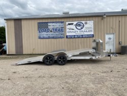 New 2025 Aluma 8218ANV-TILT-TA 18&apos; Aluminum Tiltbed Car Hauler Trailer available in Ennis, Texas