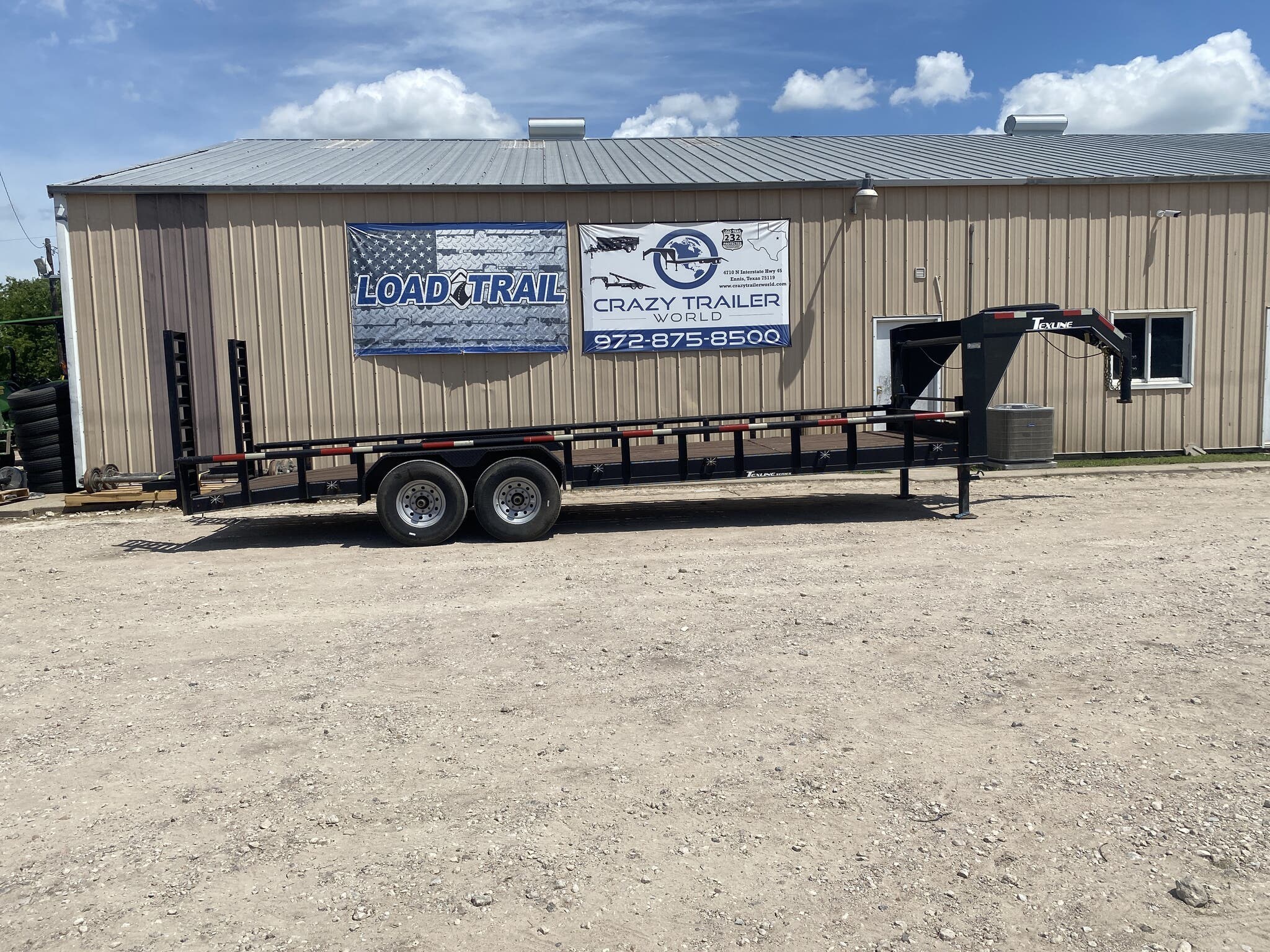 2018 Texline Trailers Used 83X24 Gooseneck Equipment Trailer 14K LB