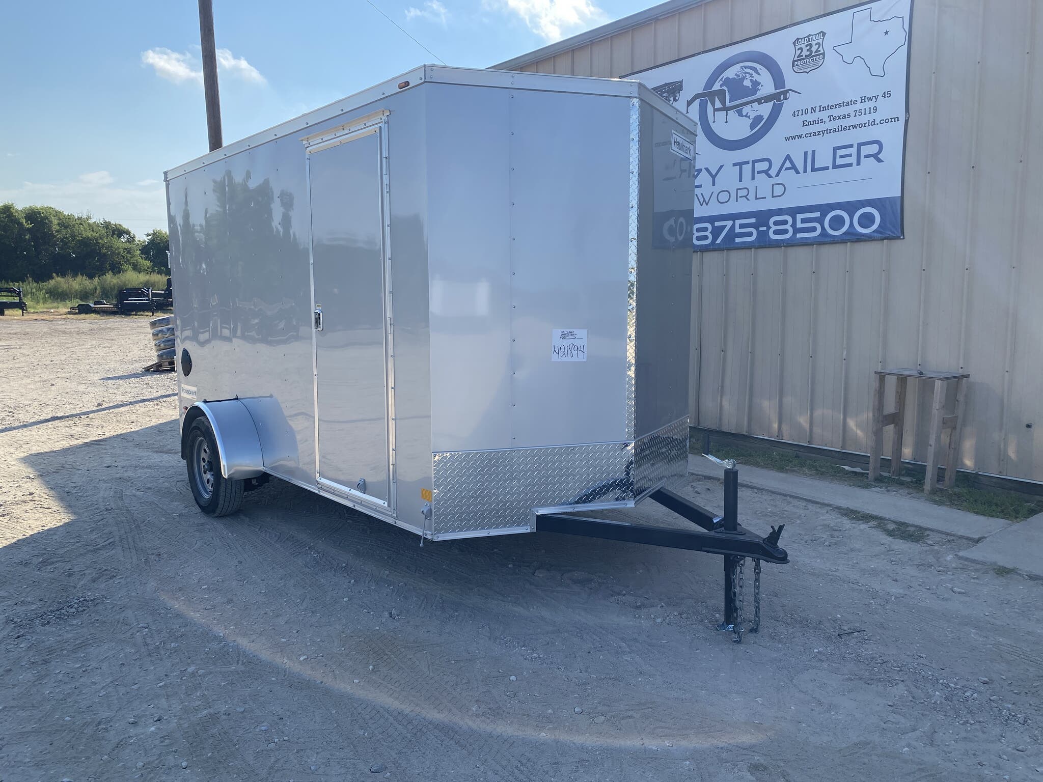6x12 Cargo Trailer for sale New Haulmark 6X12 Enclosed Cargo Trailer