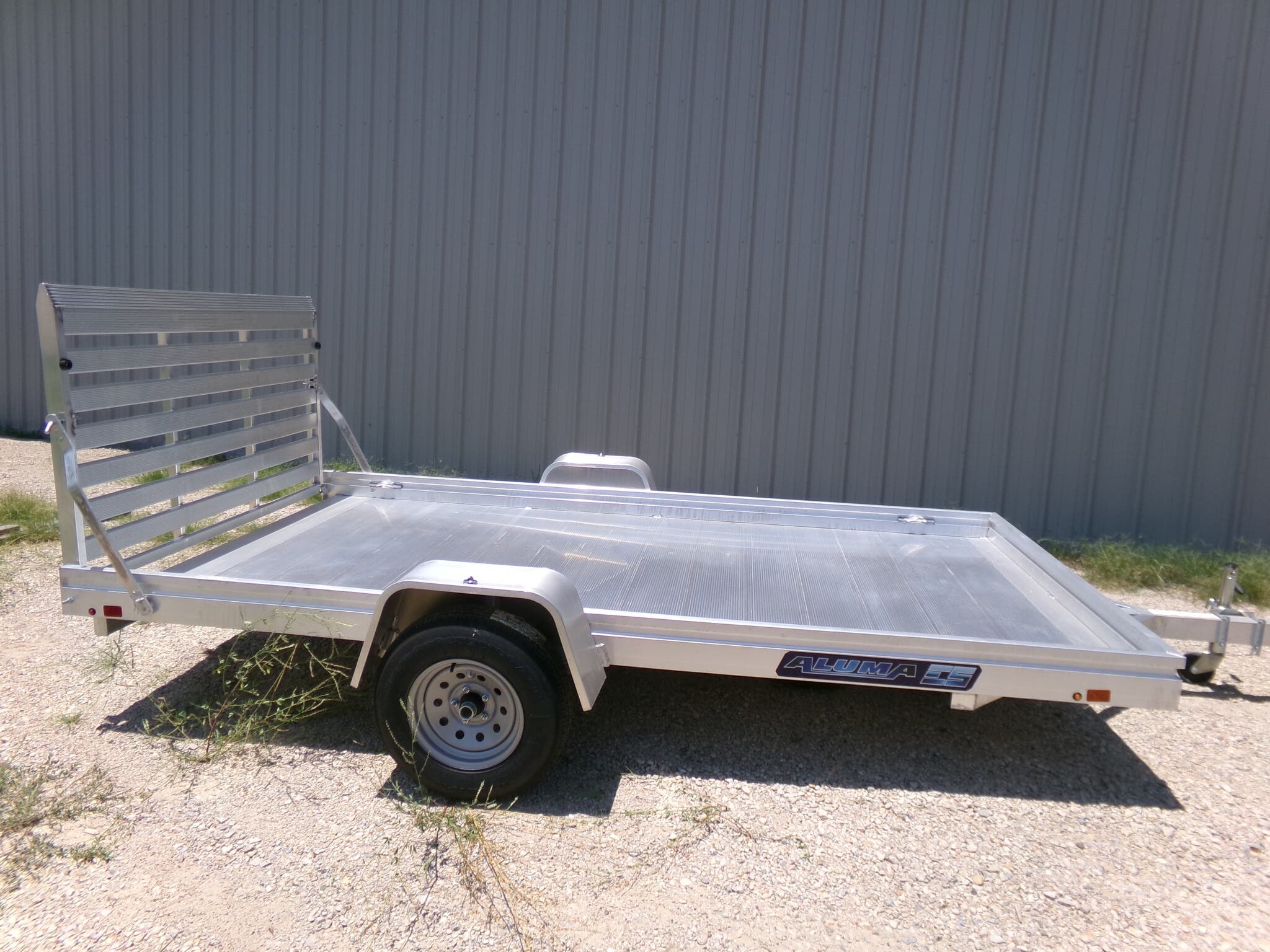 2023 Aluma 7812ESA-S-TG 12' Aluminum Utility Trailer