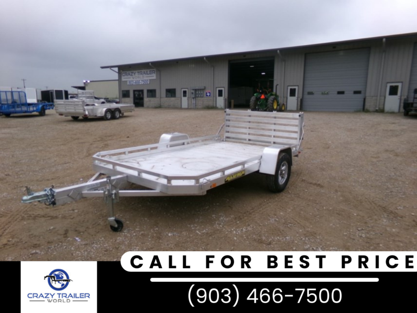 New 2023 Aluma 7712H-S-BT 12&apos;  Aluminum Utility Trailer available in Greenville, Texas