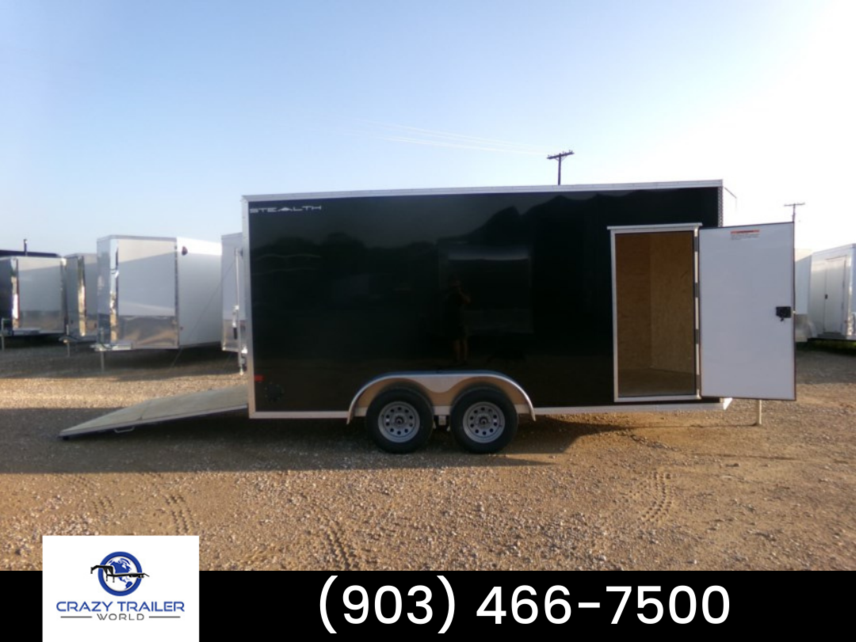 New 2023 Stealth 7X16 Extra Tall All Aluminum Enclosed Trailer available in Greenville, Texas