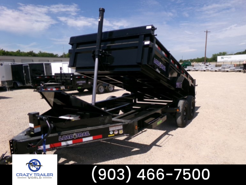 New 2024 Load Trail 83X16 Heavy Duty Telescopic Dump Trailer 14K available in Greenville, Texas