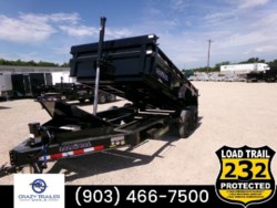 New 2024 Load Trail DL 83X16x2 Heavy Duty Telescopic Dump Trailer 14K LB available in Greenville, Texas