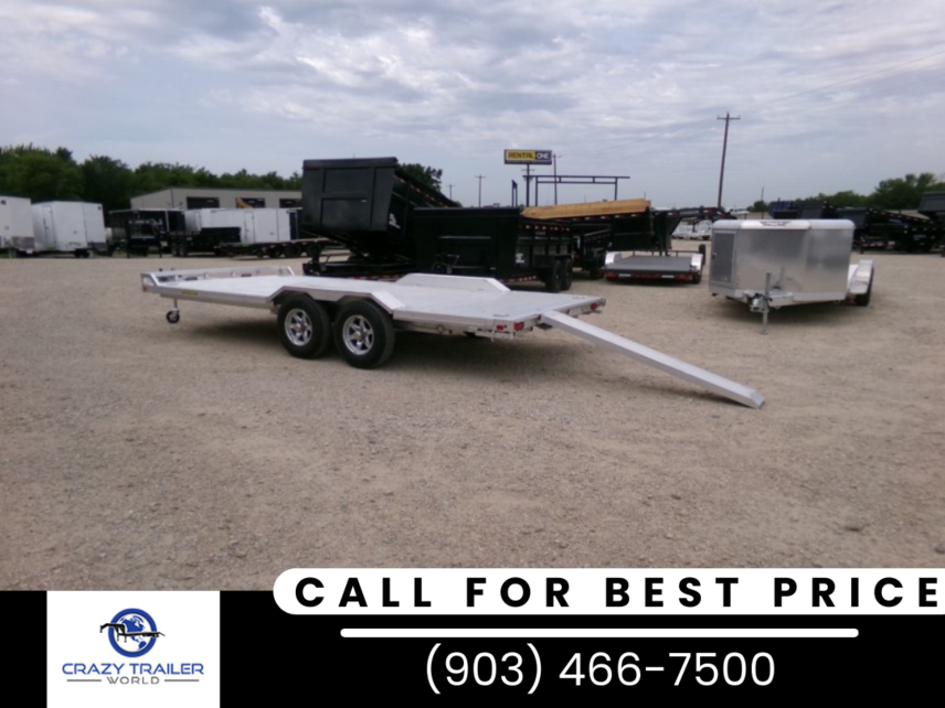 New 2024 Aluma WB18H-TA 18&apos; Wide Body Trailer 9990 GVWR available in Greenville, Texas