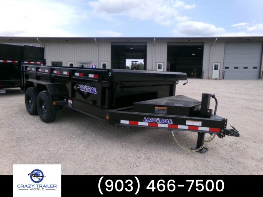 New 2024 Load Trail 83X14 Heavy Duty Dump Trailer 14K GVWR available in Greenville, Texas