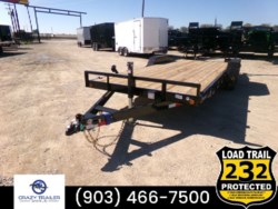New 2024 Load Trail CH 83X20 Flatbed Equipment Trailer 9990K GVWR available in Greenville, Texas