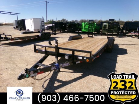 &lt;p&gt;&lt;strong&gt;Stock #:&lt;/strong&gt; R1306242&amp;nbsp;&lt;/p&gt;
&lt;p&gt;This trailer is for sale at Crazy Trailer World in Greenville Texas. We offer Rent To Own Financing and also offer traditional financing.&amp;nbsp;&lt;/p&gt;
&lt;p&gt;83x20 Flatbed Equipment Trailer&lt;/p&gt;
&lt;ul class=&quot;m-t-sm&quot; style=&quot;box-sizing: border-box; margin-top: 10px; margin-bottom: 10px; color: #222222; font-family: &#39;Geom Graphic W03&#39;, sans-serif; font-size: 13px; padding-left: 16px;&quot;&gt;
&lt;li style=&quot;box-sizing: border-box;&quot;&gt;5&quot; Channel Frame&lt;/li&gt;
&lt;li style=&quot;box-sizing: border-box;&quot;&gt;2 - 5,200 Lb Dexter Spring Axles ( Elec FSA Brakes on both)&lt;/li&gt;
&lt;li style=&quot;box-sizing: border-box;&quot;&gt;ST225/75 R15 LRD 8 Ply.&amp;nbsp;&lt;/li&gt;
&lt;li style=&quot;box-sizing: border-box;&quot;&gt;Coupler 2-5/16&quot; Adjustable (4 HOLE)&lt;/li&gt;
&lt;li style=&quot;box-sizing: border-box;&quot;&gt;Treated Wood Floor w/2&#39; Dove Tail&amp;nbsp;&lt;/li&gt;
&lt;li style=&quot;box-sizing: border-box;&quot;&gt;Diamond Plate Fenders (removable)&lt;/li&gt;
&lt;li style=&quot;box-sizing: border-box;&quot;&gt;Fold Up Ramps 5&#39; x 16&quot; (carhauler dove)&lt;/li&gt;
&lt;li style=&quot;box-sizing: border-box;&quot;&gt;24&quot; Cross-Members&lt;/li&gt;
&lt;li style=&quot;box-sizing: border-box;&quot;&gt;Jack Drop Leg 7000 lb.&lt;/li&gt;
&lt;li style=&quot;box-sizing: border-box;&quot;&gt;Lights LED (w/Cold Weather Harness)&lt;/li&gt;
&lt;li style=&quot;box-sizing: border-box;&quot;&gt;4 - D-Rings 3&quot; Weld On&lt;/li&gt;
&lt;li style=&quot;box-sizing: border-box;&quot;&gt;Spare Tire Mount&lt;/li&gt;
&lt;li style=&quot;box-sizing: border-box;&quot;&gt;Black (w/Primer)&lt;/li&gt;
&lt;/ul&gt;
&lt;p&gt;&lt;span style=&quot;color: #222222; font-family: &#39;Geom Graphic W03&#39;, sans-serif; font-size: 13px;&quot;&gt;CH8320052MX&lt;/span&gt;&lt;/p&gt;
&lt;ul&gt;
&lt;li&gt;
&lt;div&gt;Please contact us to verify that this trailer is still available. All prices are subject to Tax, Title, Plates &amp;amp; Doc Fees. All Trailers are discounted for Cash or Finance Price ! We charge a convenience fee on credit card purchases. Crazy Trailer World Of &lt;span class=&quot;gmail-nanospell-typo&quot;&gt;Greenville&lt;/span&gt;&amp;nbsp;Texas is located near Dallas Texas,&amp;nbsp;&lt;span class=&quot;gmail-nanospell-typo&quot;&gt;Mckinney&lt;/span&gt;&amp;nbsp;Texas,&amp;nbsp;&lt;span class=&quot;gmail-nanospell-typo&quot;&gt;Royse&lt;/span&gt;&amp;nbsp;City Texas, Plano Texas, Garland Texas,&amp;nbsp;&lt;span class=&quot;gmail-nanospell-typo&quot;&gt;Farmersville&lt;/span&gt;&amp;nbsp;Texas, Terrell Texas,&amp;nbsp;&lt;span class=&quot;gmail-nanospell-typo&quot;&gt;Sulpher&lt;/span&gt;&amp;nbsp;Springs Texas, Paris Texas and Mt Pleasant Texas. Come see us for the best deal on Dump Trailers, Equipment Trailers, Flatbed Trailers,&amp;nbsp;&lt;span class=&quot;gmail-nanospell-typo&quot;&gt;Skidloader&lt;/span&gt;&amp;nbsp;Trailers,&amp;nbsp;&lt;span class=&quot;gmail-nanospell-typo&quot;&gt;Tiltbed&lt;/span&gt;&amp;nbsp;Trailer, Bobcat Trailer, Farm Trailer, Trash Trailer, Cleanup Trailer, Hotshot Trailer,&amp;nbsp;&lt;span class=&quot;gmail-nanospell-typo&quot;&gt;Gooseneck&lt;/span&gt;&amp;nbsp;Trailer,&amp;nbsp;&lt;span class=&quot;gmail-nanospell-typo&quot;&gt;Trailor&lt;/span&gt;, Load Trail Trailers for sale, Utility Trailer,&amp;nbsp;&lt;span class=&quot;gmail-nanospell-typo&quot;&gt;ATV&lt;/span&gt;&amp;nbsp;Trailer,&amp;nbsp;&lt;span class=&quot;gmail-nanospell-typo&quot;&gt;UTV&lt;/span&gt;&amp;nbsp;Trailer, Side X Side Trailer,&amp;nbsp;&lt;span class=&quot;gmail-nanospell-typo&quot;&gt;SXS&lt;/span&gt;&amp;nbsp;Trailer, Mower Trailer, Truck Beds, Truck Flatbeds, Tank Trailers, Hydraulic Dovetail Trailers, MAX Ramp Trailer, Ramp Trailer,&amp;nbsp;&lt;span class=&quot;gmail-nanospell-typo&quot;&gt;Deckover&lt;/span&gt;&amp;nbsp;Trailer,&amp;nbsp;&lt;span class=&quot;gmail-nanospell-typo&quot;&gt;Pintle&lt;/span&gt;&amp;nbsp;Trailer, Construction Trailer, Contractor Trailer, Jeep Trailers, Buggy Hauler Trailers, Scissor Lift Trailers, Used Trailer, Car Hauler, Car Trailers,&amp;nbsp;&lt;span class=&quot;gmail-nanospell-typo&quot;&gt;Lawncare&lt;/span&gt;&amp;nbsp;Trailers, Landscape Trailers, Low Pro Trailers, Backhoe Trailers, Golf Cart Trailers, Side Load Trailers, Tall Sided Dump Trailer for sale, 3&#39; Tall Side Dump Trailer, 4&#39; tall side dump trailer,&amp;nbsp;&lt;span class=&quot;gmail-nanospell-typo&quot;&gt;gooseneck&lt;/span&gt;&amp;nbsp;dump trailer, fold down side dump trailer.&amp;nbsp;&amp;nbsp;We are also a dealer for&amp;nbsp;Aluminum Trailers and have lots of Aluminum Trailers for sale in Texas. We stock and have for sale steel and Aluminum Enclosed Cargo Trailers.&amp;nbsp;We try to have the best deal on Load Trail Trailers for sale in Texas.&amp;nbsp;&lt;/div&gt;
&lt;div&gt;&amp;nbsp;&lt;/div&gt;
&lt;div&gt;Crazy Trailer World is not responsible for any Typos, Errors or misprints.&lt;/div&gt;
&lt;/li&gt;
&lt;/ul&gt;