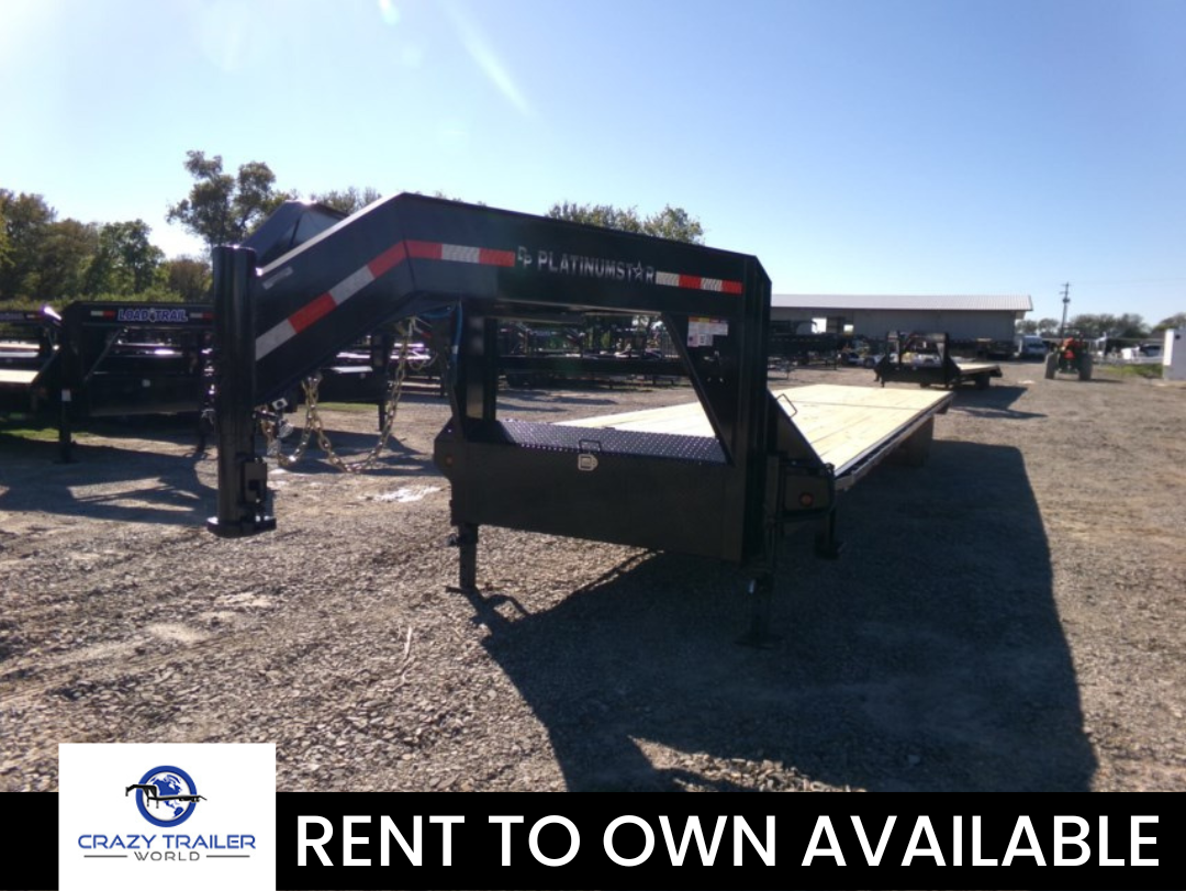 2024 DP Platinum Star 102X40 Deckover Gooseneck Hotshot Trailer 14K GVWR
