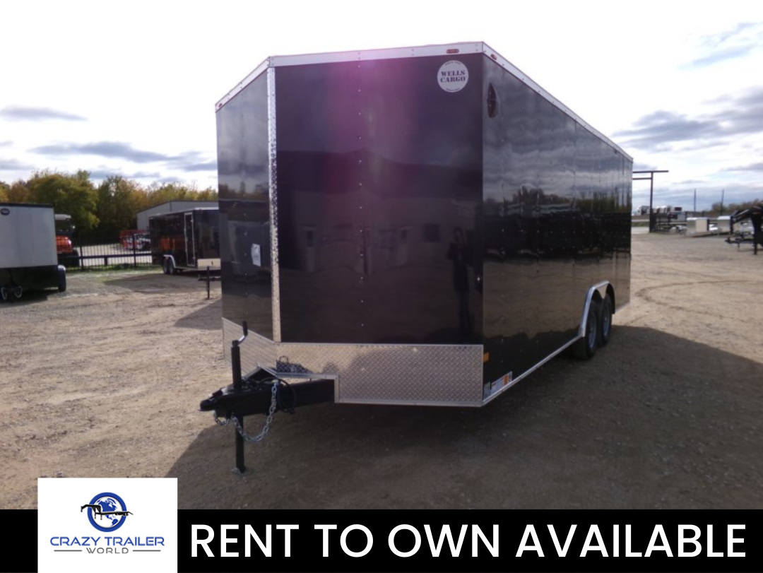 2024 Wells Cargo 8.5X20 Extra Tall Enclosed Cargo Trailer 9990 LB