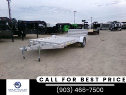 New 2024 Aluma 7815S 15&apos; Aluminum ATV/UTV Utility Trailer available in Greenville, Texas