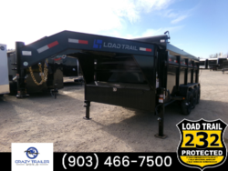 New 2024 Load Trail DG 83x16 Tri Axle Gooseneck High Side Dump 21K LB available in Greenville, Texas