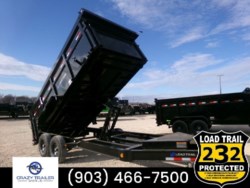 New 2024 Load Trail DL 83X16  High Side Dump Trailer 14K  GVWR available in Greenville, Texas