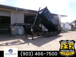 New 2024 Load Trail DG 83x16 Tri Axle High Side GN  Dump Trailer 21K GVWR available in Greenville, Texas