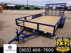 New 2024 Load Trail UE 83x14 Tandem Axle Utility Trailer 7K GVWR available in Greenville, Texas