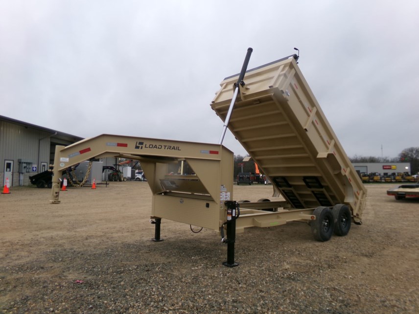 New 2025 Load Trail DG 83X16X3 Telescopic Gooseneck Dump Trailer 7GA 14K available in Greenville, Texas