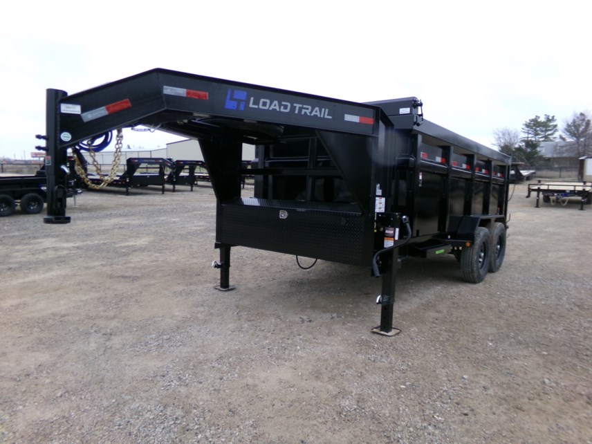 New 2025 Load Trail DG 83X14X4 Telescopic Gooseneck 7GA Dump Trailer 14K available in Greenville, Texas