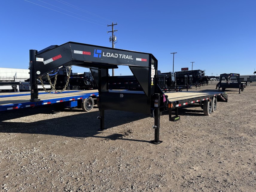 New 2025 Load Trail GP 102X25 Flatbed Deckover Gooseneck Trailer 14K LB available in Greenville, Texas