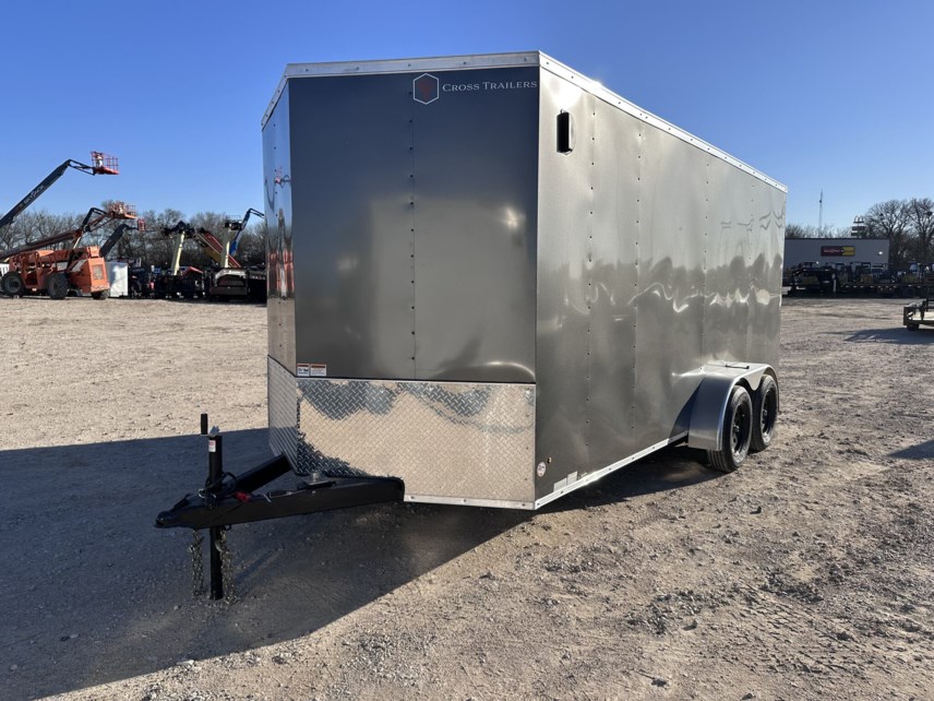 New 2025 Cross Trailers 7x16 Extra Tall Enclosed Cargo Trailer available in Greenville, Texas