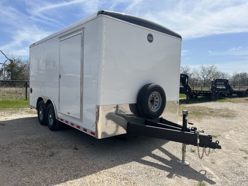 New 2025 Wells Cargo 8.5X16 HD Enclosed Cargo Box Trailer 12K LB GVWR available in Greenville, Texas
