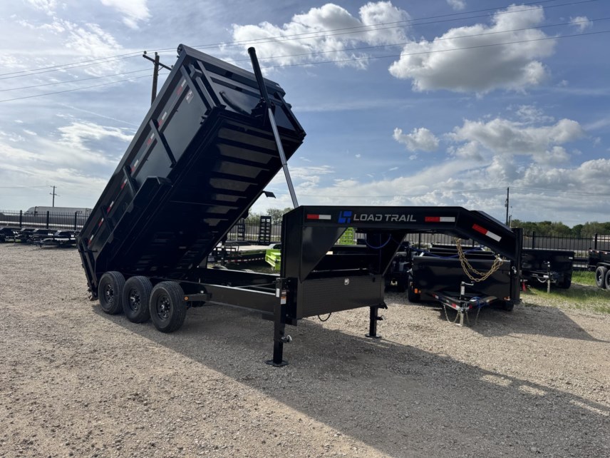 New 2025 Load Trail DG 83X16X4 Telescopic Gooseneck Dump Trailer 7GA 21K available in Greenville, Texas