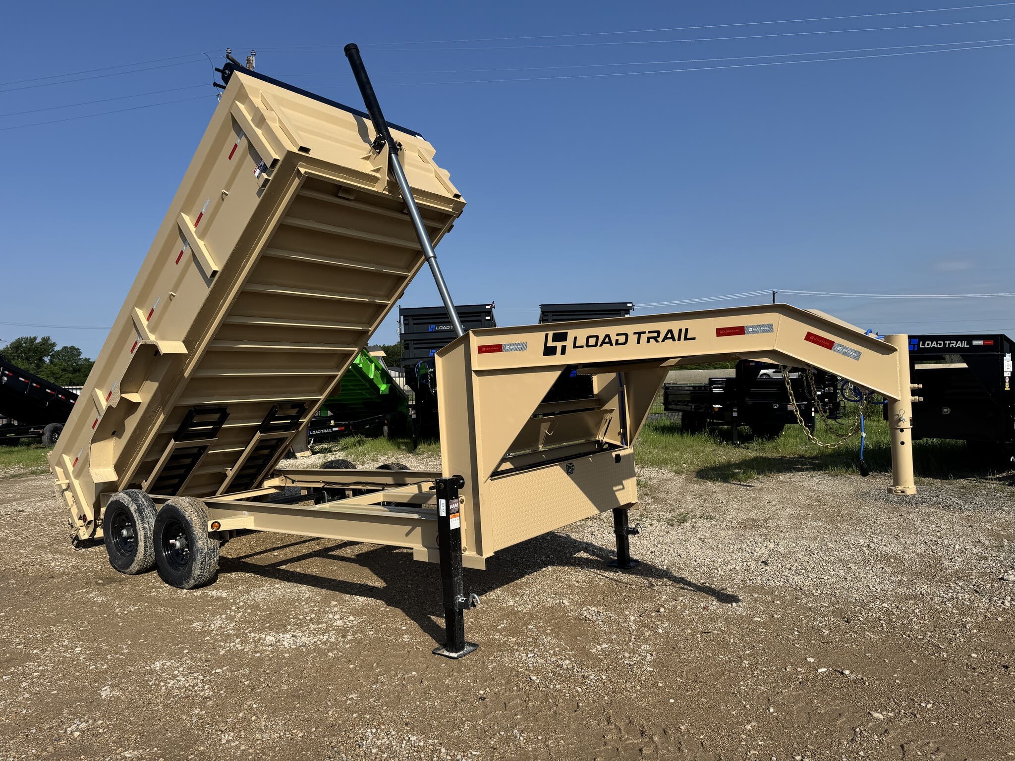 2025 Load Trail DG 83X16X3 Telescopic Gooseneck Dump Trailer 14K 7GA