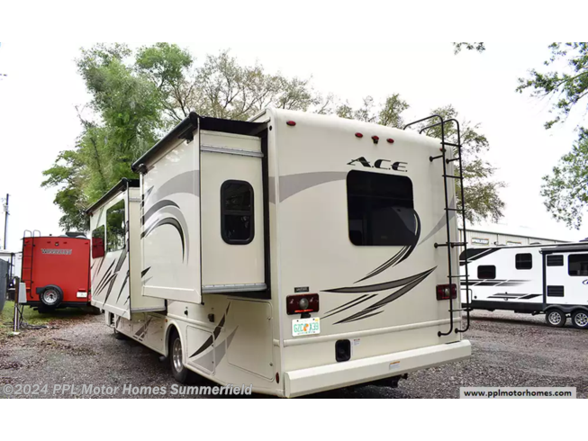 2018 Thor Ace 30.3 - Used Class A For Sale by PPL Motor Homes in Summerfield, Florida features Automatic Leveling Jacks, Hitch, Refrigerator, External Shower, TV