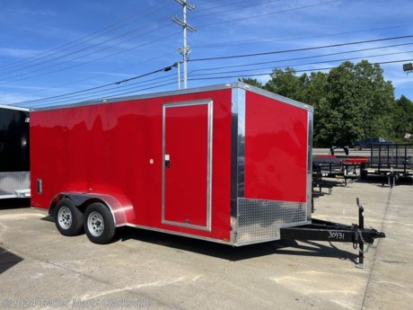 &lt;p&gt;Brand New 2022 Spartan Cargo 7X16TA Enclosed Trailer&lt;br&gt;Features:&lt;br&gt;7&amp;rsquo; wide x 16&amp;rsquo; long&lt;/p&gt;
&lt;p&gt;&lt;br&gt;&lt;br&gt;- (2) 3500lb axles with 4 wheel electric brakes&lt;br&gt;- 7000 GVWR&lt;br&gt;- Payload capacity is approximately: 4760lbs&lt;br&gt;- Spring assisted rear ramp door with ramp extension&lt;br&gt;- 32&amp;rdquo; RV style curbside entrance door&lt;br&gt;- Slope Wedge design&lt;br&gt;- 16&amp;rsquo; of box plus the wedge&lt;br&gt;- Aluminum exterior is .030 thickness&lt;br&gt;- Blackout package is included&lt;br&gt;- SEMI SCREWLESS EXTERIOR&lt;br&gt;- 15&quot; Radial tires&lt;br&gt;- Roof vent is pre braced and wired for a future A/C.&lt;br&gt;- Insulated thermo cool ceiling liner inside&lt;br&gt;- (2) Upgraded super bright led interior lights&lt;br&gt;- ALUMINUM 2-way side flow vents - Lots of extra LED exterior lights&lt;br&gt;- 3 year warranty&lt;br&gt;&lt;br&gt;* HD FRAMING *&lt;br&gt;- 16&amp;rdquo; on all centers: (floor cross members, wall uprights, and roof cross bracing)&lt;br&gt;- Box tube construction framing on everything: (main frame, floor cross members, wall uprights, and roof cross bracing)&lt;br&gt;- Triple tube extended A-frame (tongue)&lt;/p&gt;
&lt;p&gt;&amp;nbsp;&lt;/p&gt;
&lt;p&gt;&amp;nbsp;&lt;/p&gt;
&lt;p&gt;Backed by our&amp;nbsp;&lt;em&gt;&lt;strong&gt;lifetime warranty&lt;/strong&gt;&lt;/em&gt;, you can work relentlessly with the peace of mind that Trailer-Mart provides!&lt;/p&gt;
&lt;p&gt;&amp;nbsp;&lt;/p&gt;
&lt;p&gt;&lt;em&gt;&lt;strong&gt;LIKE ALL OF OUR UNITS, WE OFFER SUPER LOW MONTHLY PAYMENT OPTIONS TO QUALIFIED BUYERS.&amp;nbsp; NO OTHER DEALER WILL WORK AS HARD AS WE DO TO ENSURE EACH AND EVERY CUSTOMER THE VERY BEST FINANCING OPTIONS AVAILABLE!&amp;nbsp;&amp;nbsp;&lt;/strong&gt;&lt;/em&gt;&lt;/p&gt;
&lt;p&gt;&amp;nbsp;&lt;/p&gt;
&lt;p&gt;&lt;em&gt;&lt;strong&gt;AS AN ALTERNATIVE TO OUR STANDARD FINANCING, WE ALSO OFFER THE NO CREDIT CHECK FINANCING PROGRAM.&amp;nbsp;AKA: RENT TO OWN.&amp;nbsp;&lt;/strong&gt;&lt;/em&gt;&lt;/p&gt;
&lt;p&gt;&lt;em&gt;&lt;strong&gt;(To participating states)&lt;/strong&gt;&lt;/em&gt;&lt;/p&gt;