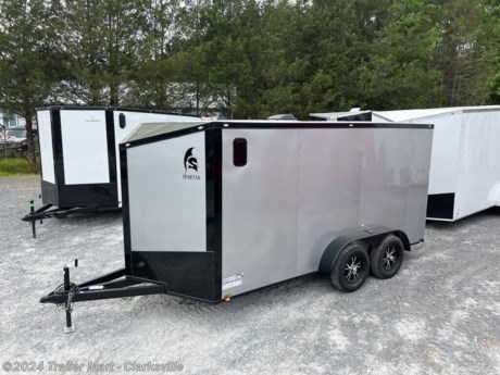 &lt;p&gt;14&amp;rsquo; ENCLOSED TRAILER&lt;br /&gt;BRAND NEW SPARTAN CARGO&lt;br /&gt;&lt;br /&gt;7&amp;rsquo; wide x 14&amp;rsquo; long x 6&amp;rsquo;3&quot; tall&lt;br /&gt;- (2) 3500lb axles with 4 wheel electric brakes&lt;br /&gt;- Aluminum wheels included&lt;br /&gt;- 7000 GVWR&lt;br /&gt;- Spring assisted rear ramp door with ramp extension&lt;br /&gt;- 32&amp;rdquo; RV style curbside entrance door&lt;br /&gt;- Slope Wedge design&lt;br /&gt;- 14&amp;rsquo; of box plus the wedge&lt;br /&gt;- Aluminum exterior is .030 thickness&lt;br /&gt;- SEMI SCREWLESS EXTERIOR&lt;br /&gt;- Blackout trim package&lt;br /&gt;- 15&quot; Radial tires&lt;br /&gt;- Roof vent is pre braced and wired for a future A/C.&lt;br /&gt;- Insulated therma cool ceiling liner inside&lt;br /&gt;- (2) Upgraded super bright led interior lights&lt;br /&gt;- ALUMINUM 2-way side flow vents - Lots of extra LED exterior lights&lt;br /&gt;- 3 year warranty&lt;br /&gt;&lt;br /&gt;* HD FRAMING *&lt;br /&gt;- 16&amp;rdquo; on all centers: (floor cross members, wall uprights, and roof cross bracing)&lt;br /&gt;- Box tube construction framing on everything: (main frame, floor cross members, wall uprights, and roof cross bracing)&lt;br /&gt;- Triple tube extended A-frame (tongue)&lt;br /&gt;- MUCH, MUCH, MORE! http://www.trailermartinc.com/--xInventoryDetail?id=12219369&lt;/p&gt;