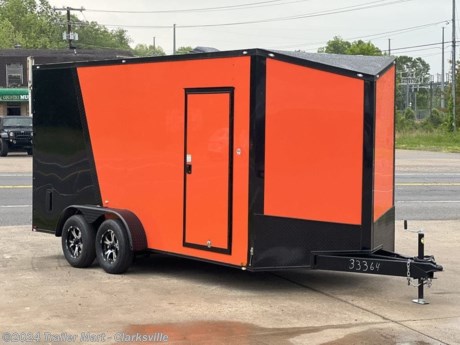 &lt;p&gt;Brand New 2022 Spartan Cargo 7X16TA Enclosed Trailer&lt;br /&gt;Features:&lt;br /&gt;7&amp;rsquo; wide x 16&amp;rsquo; long x 7&#39; tall &lt;br /&gt;SPARTAN 300 SERIES &lt;br /&gt;Orang/Black blackout &lt;br /&gt;&lt;br /&gt;- (2) 3500lb axles with 4 wheel electric brakes&lt;br /&gt;- 7000 GVWR&lt;br /&gt;- Payload capacity is approximately: 4760lbs&lt;br /&gt;- Spring assisted rear ramp door with ramp extension&lt;br /&gt;- 32&amp;rdquo; RV style curbside entrance door&lt;br /&gt;- Slope Wedge design&lt;br /&gt;- 16&amp;rsquo; of box plus the wedge&lt;br /&gt;- Aluminum exterior is .030 thickness&lt;br /&gt;- Blackout package is included&lt;br /&gt;- SEMI SCREWLESS EXTERIOR&lt;br /&gt;- 15&quot; Radial tires&lt;br /&gt;- Roof vent is pre braced and wired for a future A/C.&lt;br /&gt;- Insulated thermo cool ceiling liner inside&lt;br /&gt;- (2) Upgraded super bright led interior lights&lt;br /&gt;- ALUMINUM 2-way side flow vents - Lots of extra LED exterior lights&lt;br /&gt;- 3 year warranty&lt;br /&gt;&lt;br /&gt;* HD FRAMING *&lt;br /&gt;- 16&amp;rdquo; on all centers: (floor cross members, wall uprights, and roof cross bracing)&lt;br /&gt;- Box tube construction framing on everything: (main frame, floor cross members, wall uprights, and roof cross bracing)&lt;br /&gt;- Triple tube extended A-frame (tongue)&lt;br /&gt;5 Year Warranty &lt;br /&gt;Financing available. We offer a no credit check &amp;amp; a Rent to own program&lt;br /&gt;Call us for more information on your future trailer.&lt;br /&gt;http://www.trailermartinc.com/--xInventoryDetail?id=12185233&lt;/p&gt;