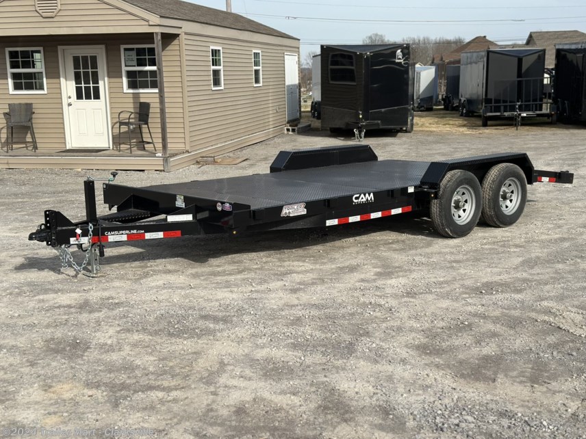 New 2022 CAM Superline 10K 18FT CAR HAULER STEEL DECK P5CAM18CHS available in Clarksville, Tennessee